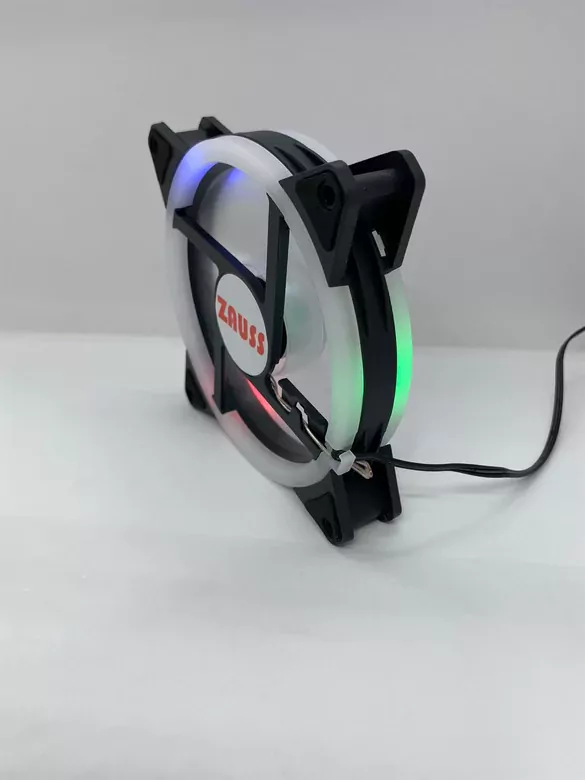 ZR-100 Rainbow Rgb Mining Kasa Fanı 12cm Renkli Gökkuşağı Fanı 0.3A