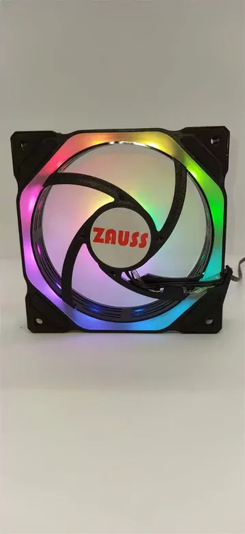 ZX-400 İçi Dışı Hareketli Sekizgen 3 Renk Hareketli Rgb Kasa Mining Fanı 12CM Fanı 0.3A
