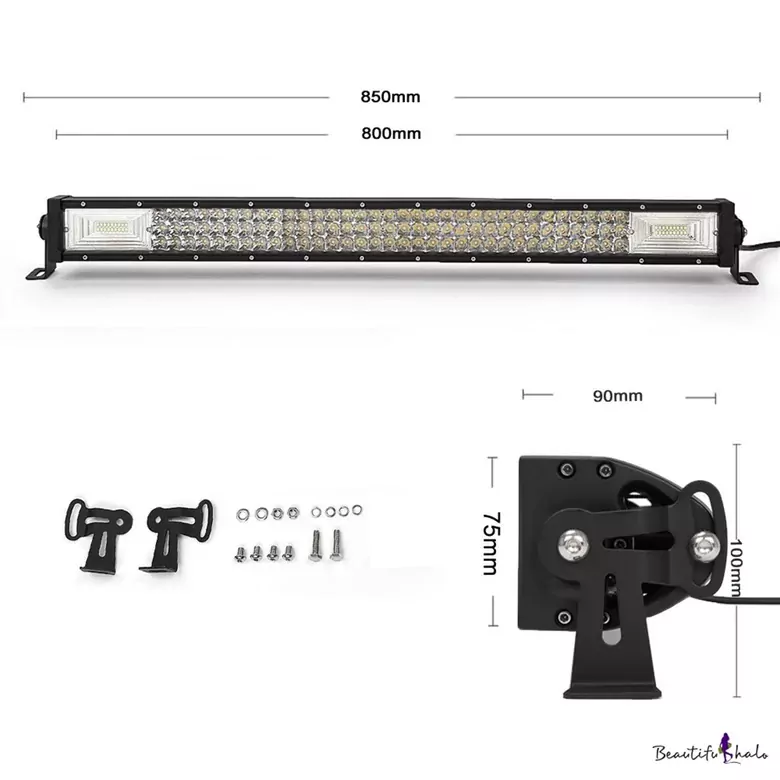 Off Road 3 Sıra 405W Çift Çakar Modlu Led Lamba Beyaz Ve Turuncu Flaşlı 135 LED 80CM Off Road 3 Sıra 405W Çift Çakar Modlu Led Lamba Beyaz Ve Turuncu Flaşlı 135 LED 80CM