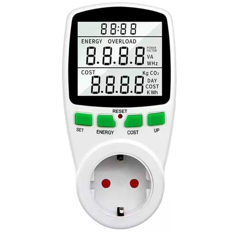 Dijital Wattmetre Enerji Sarfiyat Ölçer Tüketim Ölçer 220V Priz 16A  3680W