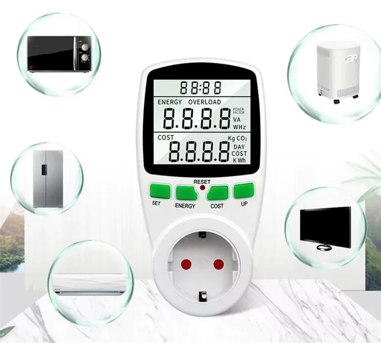 Dijital Wattmetre Enerji Sarfiyat Ölçer Tüketim Ölçer 220V Priz 16A  3680W