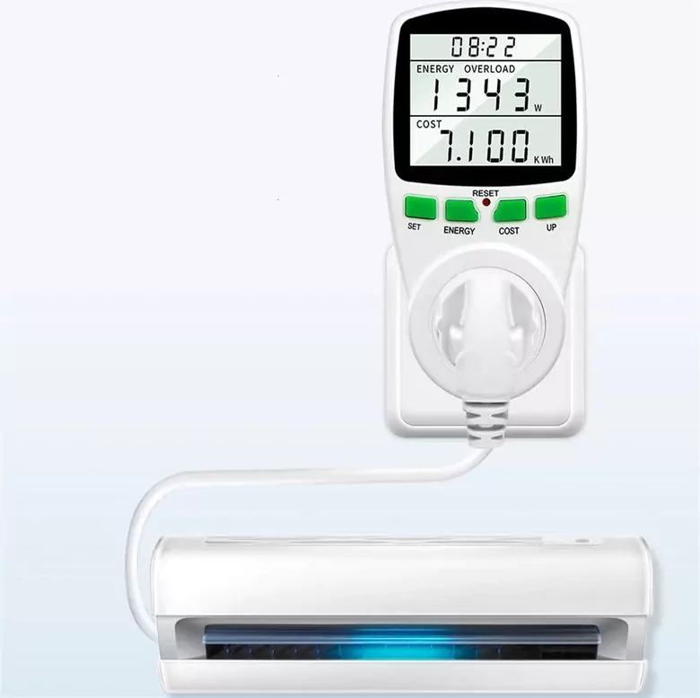 Dijital Wattmetre Enerji Sarfiyat Ölçer Tüketim Ölçer 220V Priz 16A  3680W