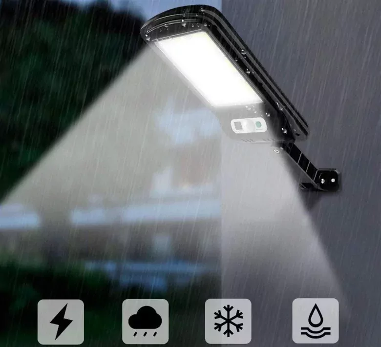 Hareket Sensörlü 120 LED Solar Bahçe Lambası 3 Modlu Dış Mekan Aydınlatma Hareket Sensörlü 120 LED Solar Bahçe Lambası 3 Modlu Dış Mekan Aydınlatma