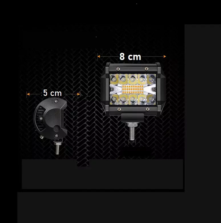 60w Turuncu Beyaz 20 Led'li Tekne Çalışma Lambası