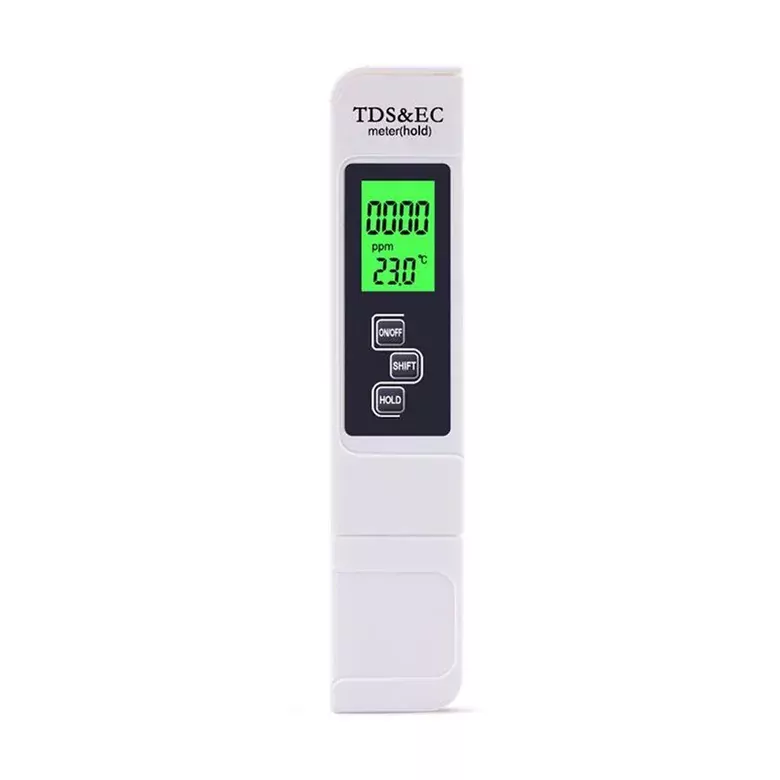 TDS & EC Metre LCD Ekranlı LED Işıklı Taşınabilir Su Kalite Analiz Cihazı