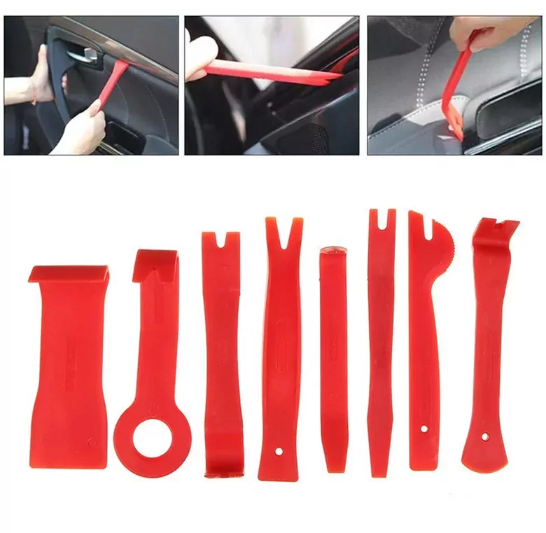 Çantalı 19 Parça Araç Teyp Trim Sökme Aparatı Radyo Döşeme Kapı Motor Kapağı Sökme