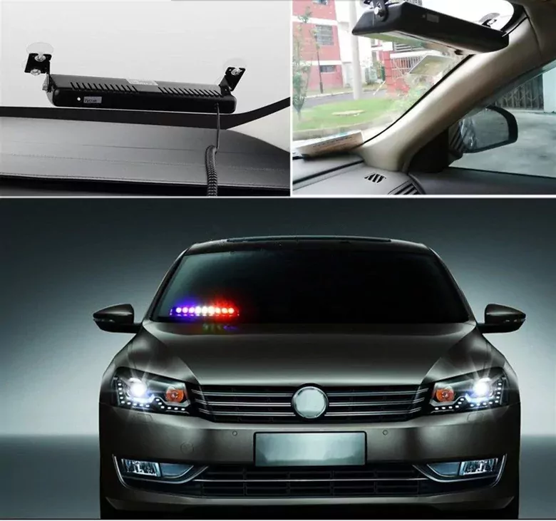 S12 12V Çakmaklık Girişli Cam Içi Vantuzlu Polis Çakar Ledi Kırmızı Mavi Beyaz 12 Ledli S12 12V Çakmaklık Girişli Cam Içi Vantuzlu Polis Çakar Ledi Kırmızı Mavi Beyaz 12 Ledli
