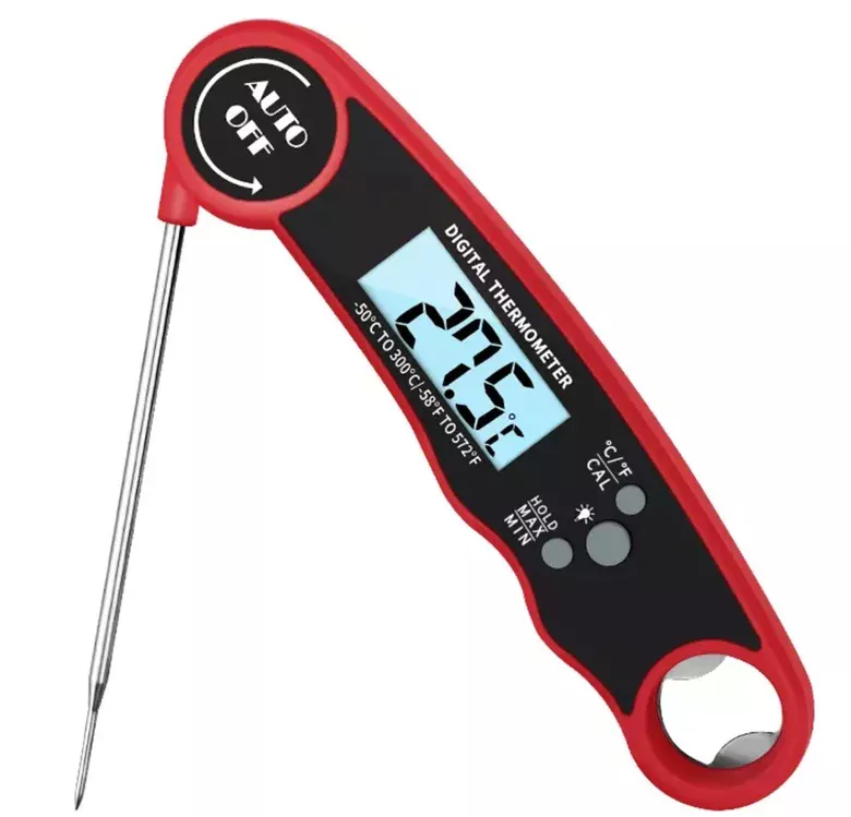 Paslanmaz Çelik Problu Dijital Mutfak Yemek Termometresi Sıcaklık Ölçer Açacaklı Mıknatıslı Paslanmaz Çelik Problu Dijital Mutfak Yemek Termometresi Sıcaklık Ölçer Açacaklı Mıknatıslı