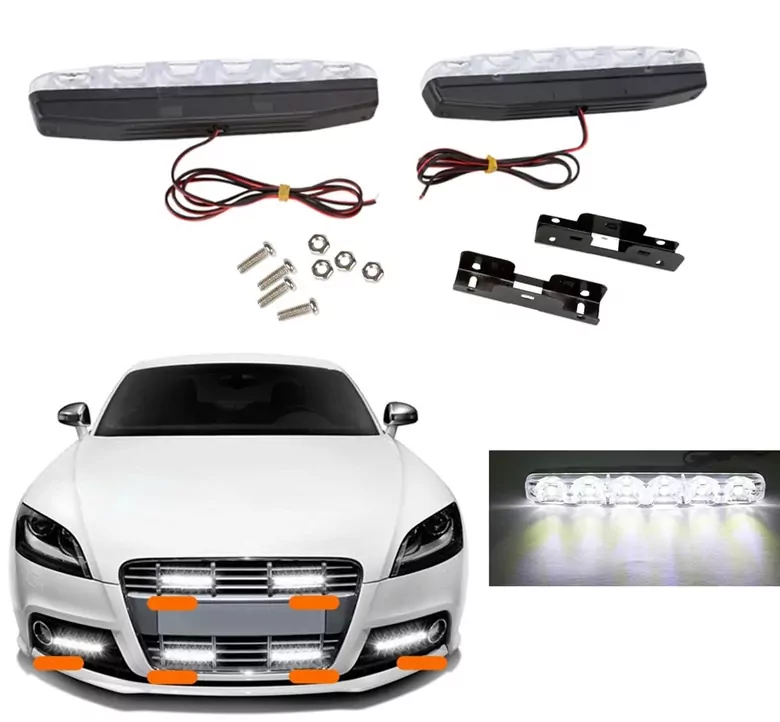 12V Güçlendirilmiş Gövdeli Su Geçirmez 18W Gündüz Ledi 6 LEDli Beyaz Renk Sis Farı 12V Güçlendirilmiş Gövdeli Su Geçirmez 18W Gündüz Ledi 6 LEDli Beyaz Renk Sis Farı
