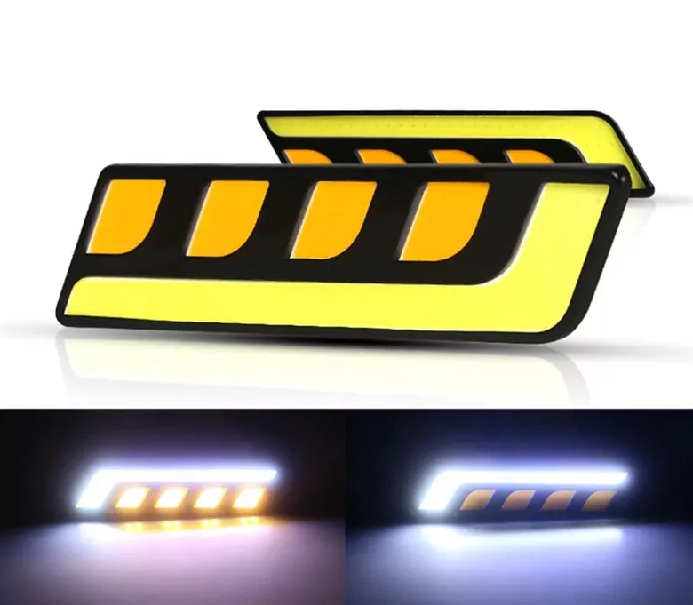 3 Modlu DRL 16CM Esnek Su Geçirmez Gündüz Ledi Çift Renkli Gündüz Farı 3 Modlu DRL 16CM Esnek Su Geçirmez Gündüz Ledi Çift Renkli Gündüz Farı