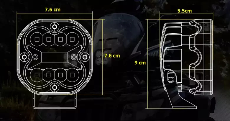 12 Led 36w Su Geçirmez Off Road Çalışma Tekne Lambası 12 Led 36w Su Geçirmez Off Road Çalışma Tekne Lambası