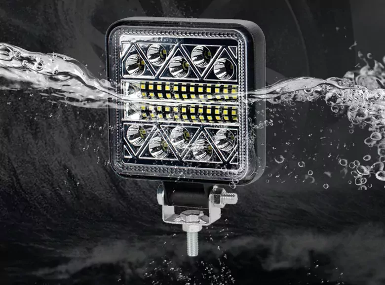 34LED Kombo Kare Su Geçirmez Off Road Tekne Çalışma Lambası