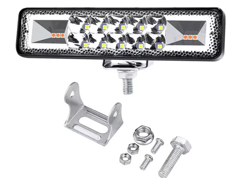48W Turuncu Beyaz Turuncu 16LED Off Road Tekne Çalışma Lambası 48W Turuncu Beyaz Turuncu 16LED Off Road Tekne Çalışma Lambası