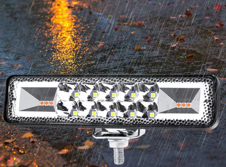 48W Turuncu Beyaz Turuncu 16LED Off Road Tekne Çalışma Lambası 48W Turuncu Beyaz Turuncu 16LED Off Road Tekne Çalışma Lambası