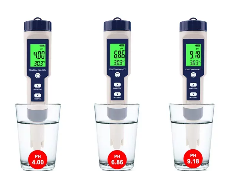 5in1 Dijital PH/TDS/EC/Tuzluluk/Sıcaklık Metre Işıklı Test Cihazı İletkenlik Kalem Model