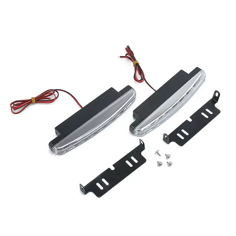 12V Güçlendirilmiş Gövde Su Geçirmez 18W Gündüz Ledi 8 LED Beyaz