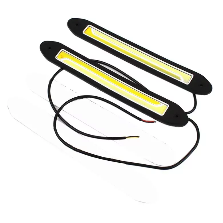 26cm DRL Gündüz Ledi Su Geçirmez Sinyalli Gündüz Farı Sarı-Beyaz