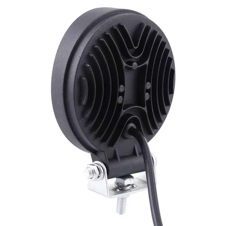 72W Yuvarlak Su Geçirmez DC 12V-24V Off Road Lambası Tekne İş Makinası