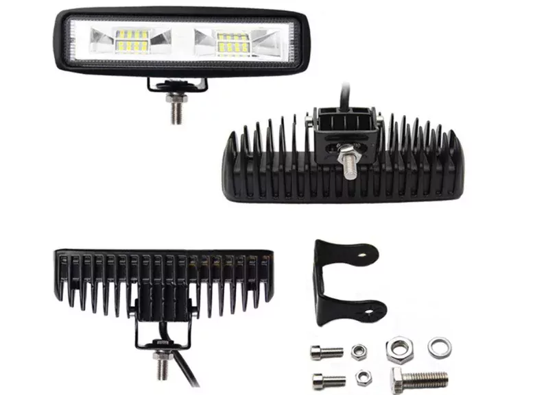 48w 16Led Yatay 12-24v Off Road İş Lambası Beyaz Çalışma Tekne Traktör Araba Işığı 48w 16Led Yatay 12-24v Off Road İş Lambası Beyaz Çalışma Tekne Traktör Araba Işığı