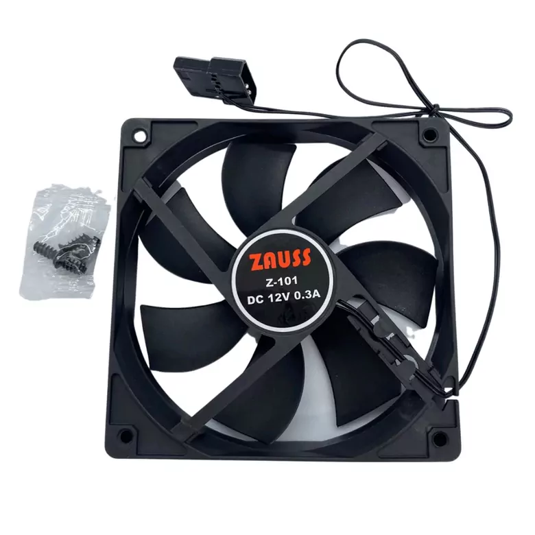 Z-101 Ultra Sessiz 12cm Kasa Fanı 120x120mm Molex Fan 0.3A 1600RPM