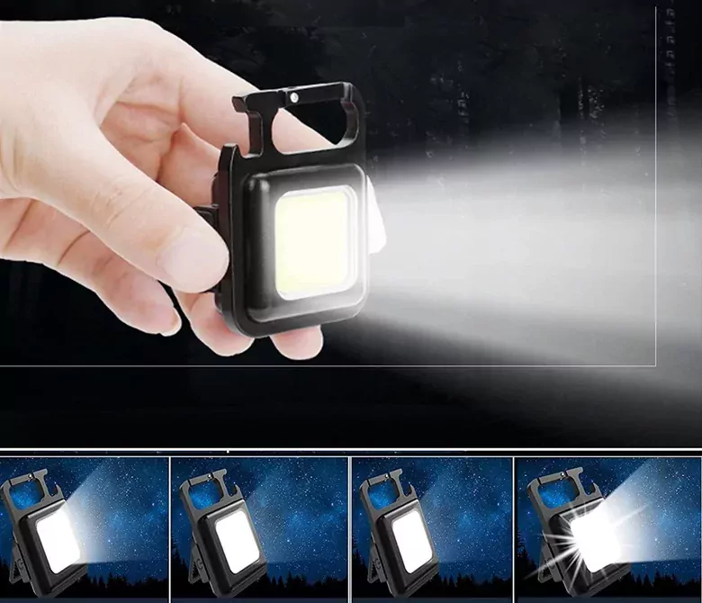 LED Anahtarlık El Feneri Şişe Açacağı USB'li Şarj Edilebilir Mıknatıslı 4 Işık Modlu LED Anahtarlık El Feneri Şişe Açacağı USB'li Şarj Edilebilir Mıknatıslı 4 Işık Modlu