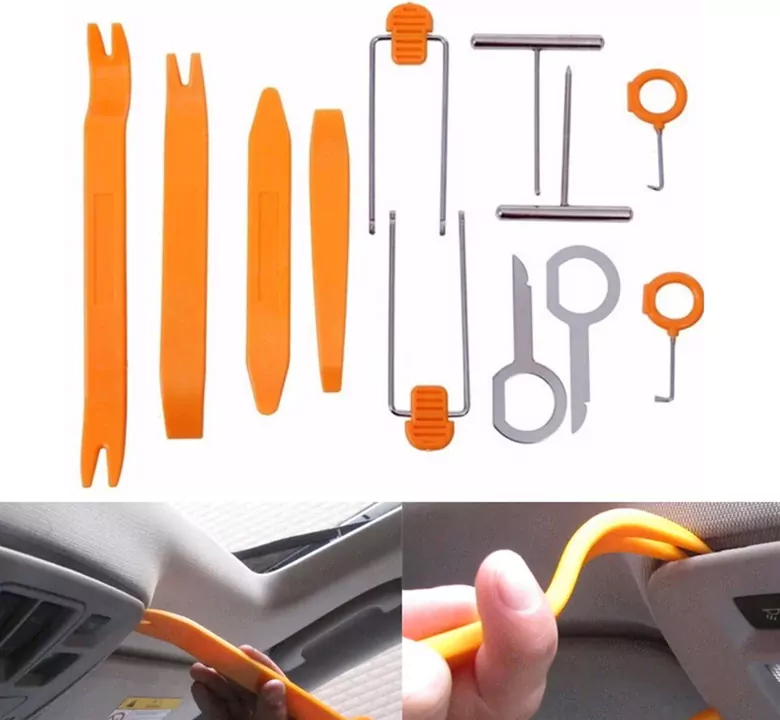Oto Araç Teyp Radyo Sökme Döşeme Sökme Trim Set 12 Parça Döşeme Tirim Oto Araç Teyp Radyo Sökme Döşeme Sökme Trim Set 12 Parça Döşeme Tirim