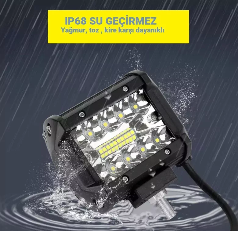 60W Kombo Aydınlatma 20 LED Çalışma Lambası Off Road Motorsiklet 60W Kombo Aydınlatma 20 LED Çalışma Lambası Off Road Motorsiklet