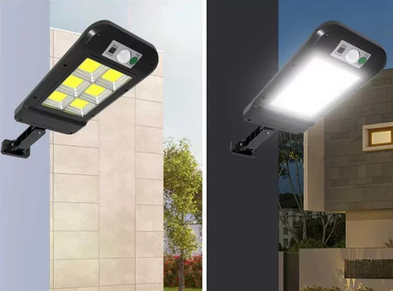 Solar Güneş Enerjili Bahçe Aydınlatması Sokak Lambası Hareket Sensörlü 8 Gözlü Büyük Boy Solar Güneş Enerjili Bahçe Aydınlatması Sokak Lambası Hareket Sensörlü 8 Gözlü Büyük Boy