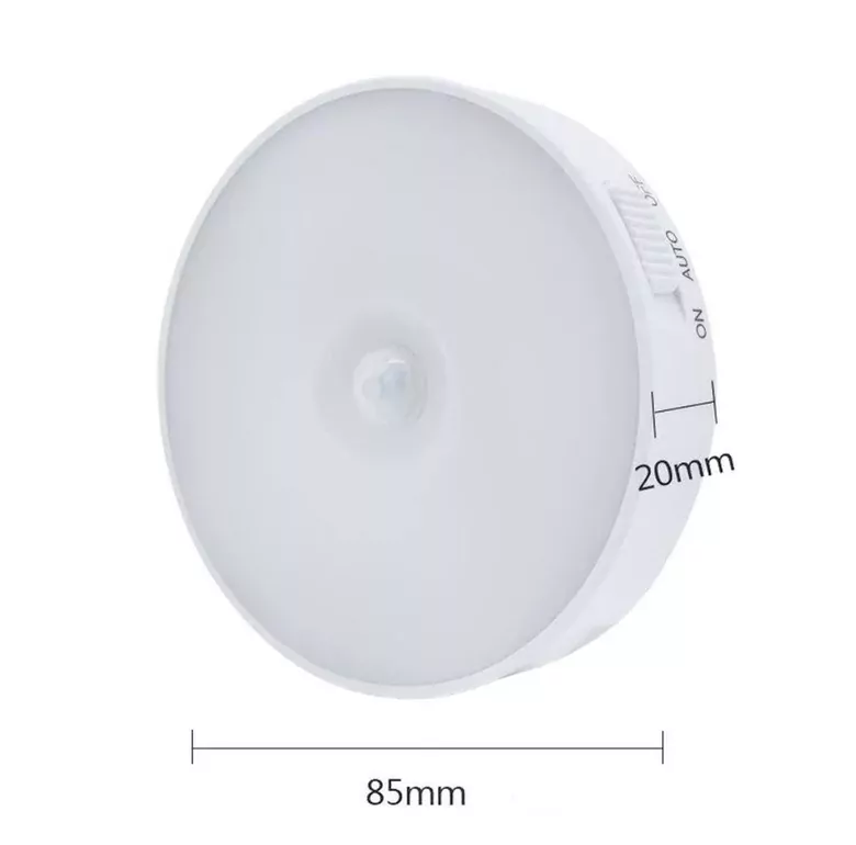 Hareket Sensörlü USB Şarj Edilebilir Mıknatıslı Günışığı LED Işık Lamba Dolap İçi Ev Gece Lambası