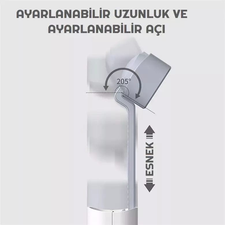 4in1 4500mAh 3 Kademe Işıklı Şarj Edilebilir Masa Lambası Powerbank Telefon Standı Fener