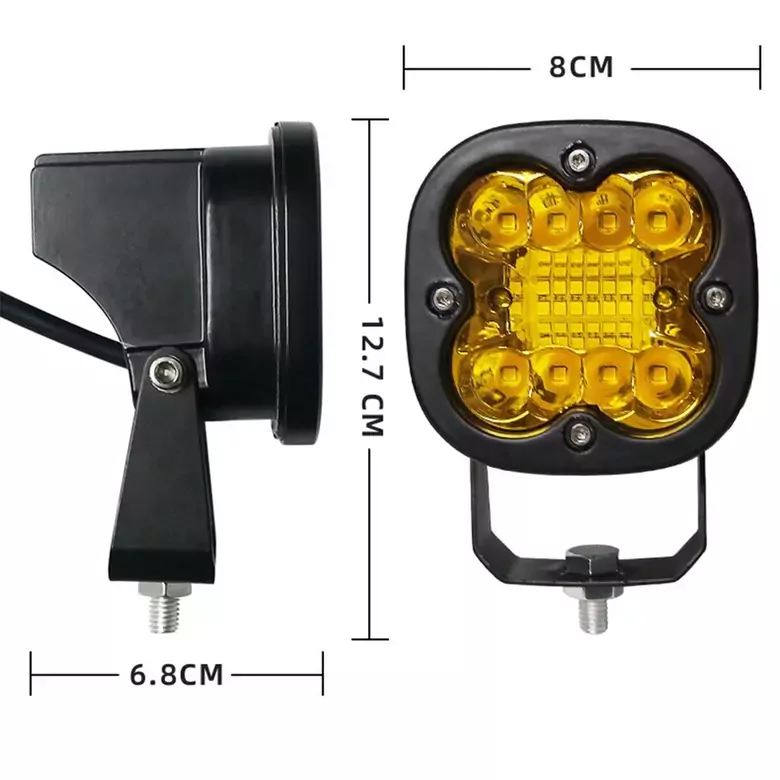 12 Led Sarı 36w Su Geçirmez Off Road Çalışma Tekne Lambası Motosiklet Sis Farı 12/24v 12 Led Sarı 36w Su Geçirmez Off Road Çalışma Tekne Lambası Motosiklet Sis Farı 12/24v