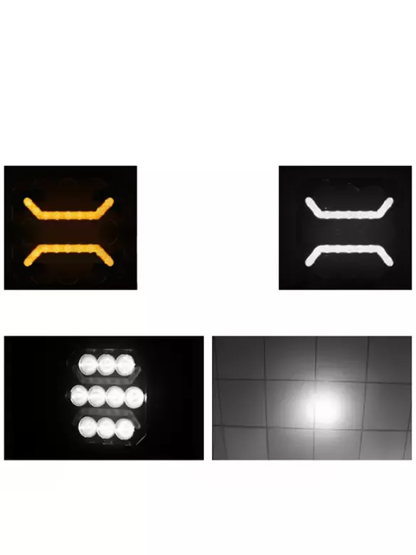 15W Kare 10 Ledli Sis Farı Off Road Çalışma Tekne Lambası 15W Kare 10 Ledli Sis Farı Off Road Çalışma Tekne Lambası