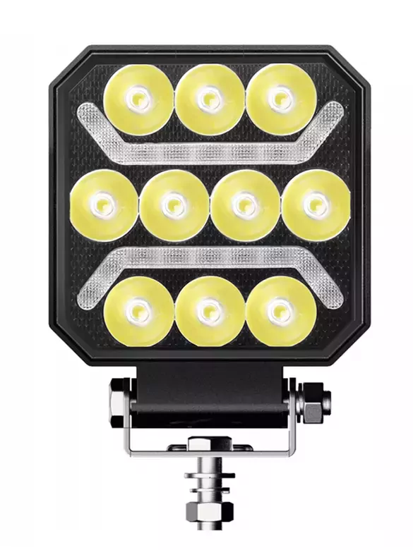 15W Kare 10 Ledli Sis Farı Off Road Çalışma Tekne Lambası 15W Kare 10 Ledli Sis Farı Off Road Çalışma Tekne Lambası
