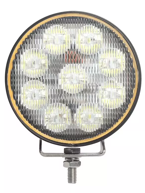 16w Yuvarlak 9 Ledli Kombo Sis Farı Off Road Çalışma Tekne Lambası