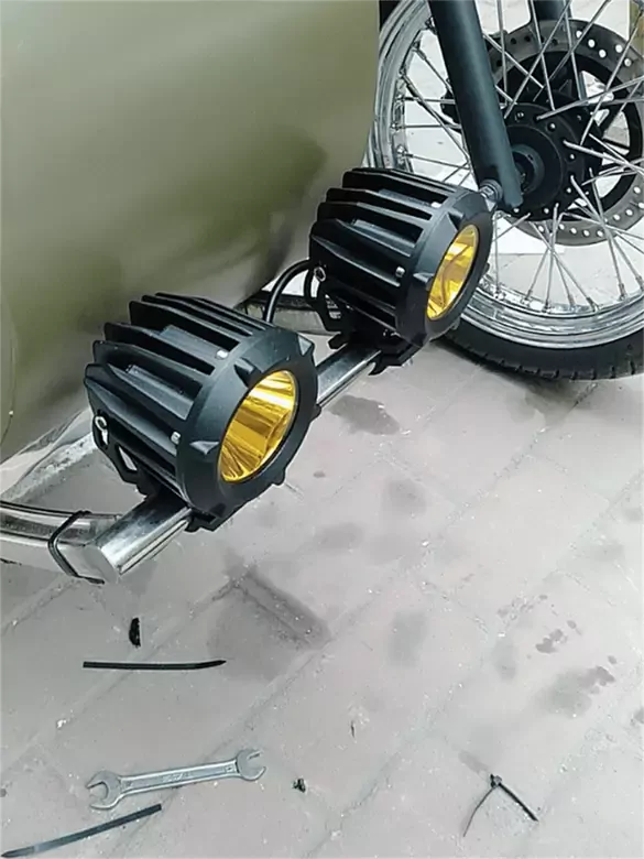 16w Yuvarlak 9 Ledli Kombo Sis Farı Off Road Çalışma Tekne Lambası