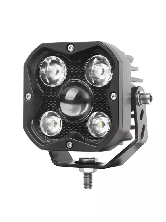 30w Kare 5 Ledli Delici Sis Farı Off Road Çalışma Tekne Lambası