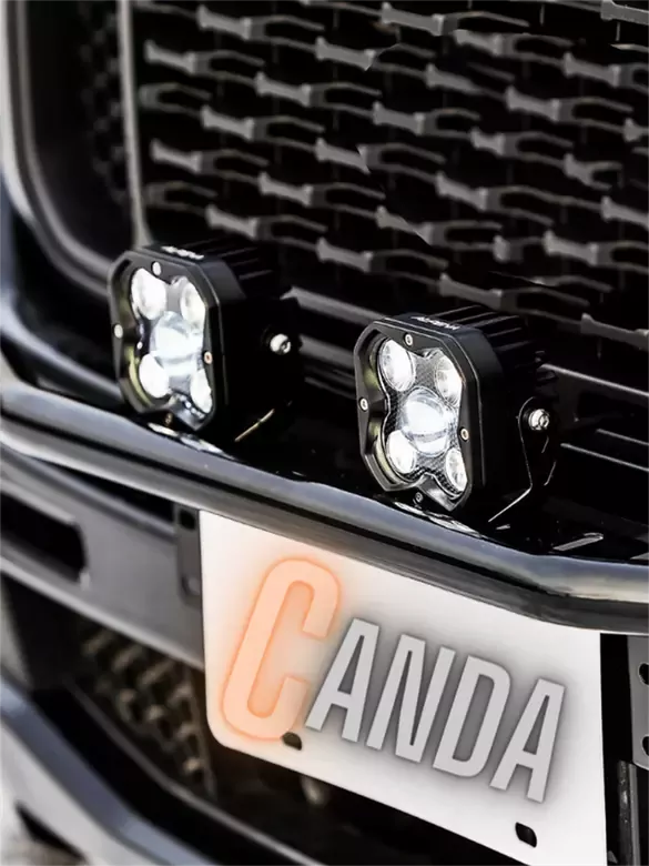 30w Kare 5 Ledli Delici Sis Farı Off Road Çalışma Tekne Lambası