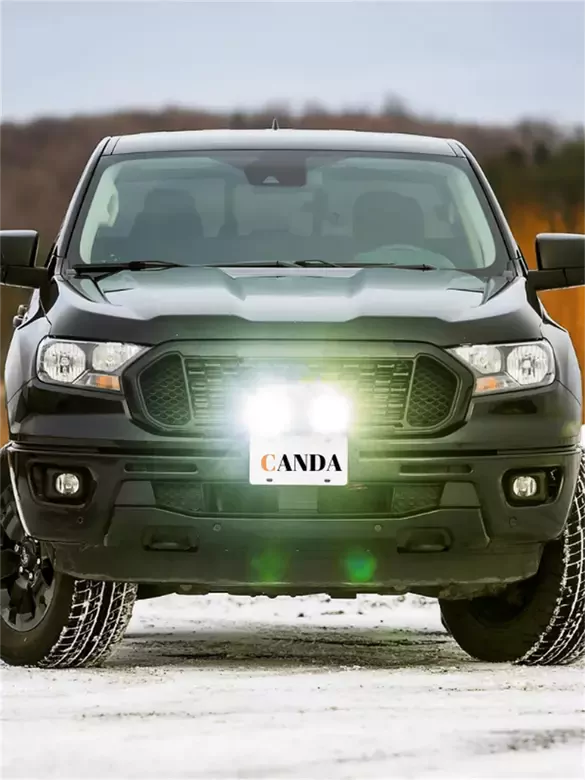 30w Kare 5 Ledli Delici Sis Farı Off Road Çalışma Tekne Lambası