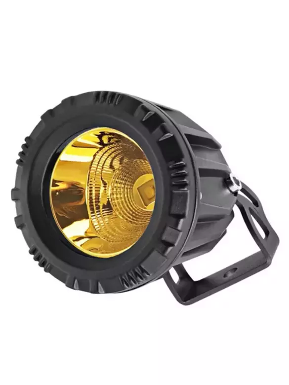30w Yuvarlak Sarı Cam Tek Ledli Sis Farı Off Road Çalışma Tekne Lambası