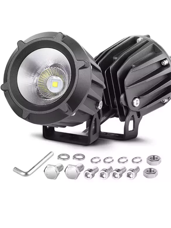 30w Yuvarlak Tek Ledli Sis Farı Off Road Çalışma Tekne Lambası