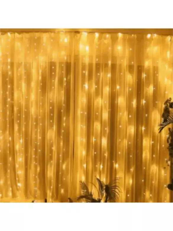 Kumandalı 8 Ayrı Moda Sahip 3 mx3 m 300 Cm X 300 cm Perde Led 10 Saçaklı Gün Işığı Kumandalı 8 Ayrı Moda Sahip 3 mx3 m 300 Cm X 300 cm Perde Led 10 Saçaklı Gün Işığı