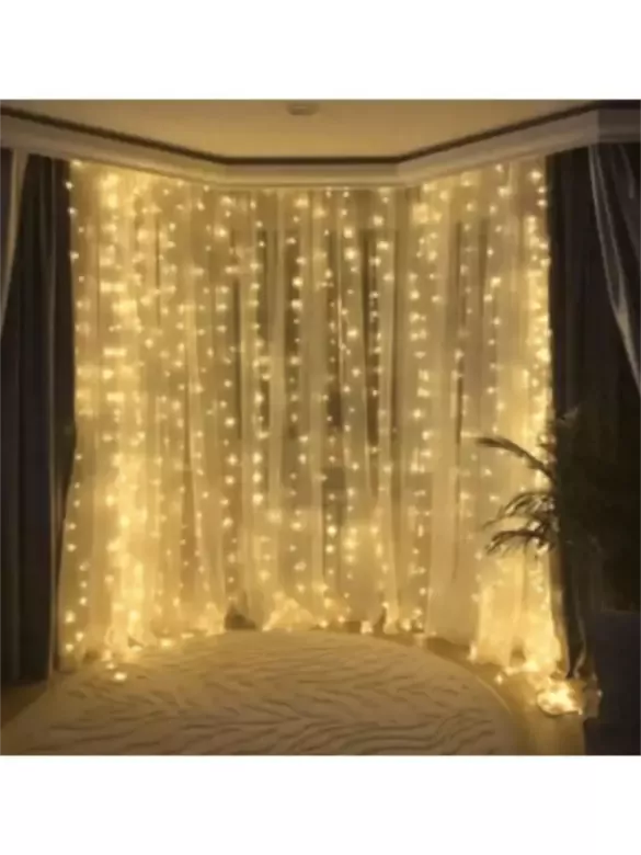 Kumandalı 8 Ayrı Moda Sahip 3 mx3 m 300 Cm X 300 cm Perde Led 10 Saçaklı Gün Işığı Kumandalı 8 Ayrı Moda Sahip 3 mx3 m 300 Cm X 300 cm Perde Led 10 Saçaklı Gün Işığı