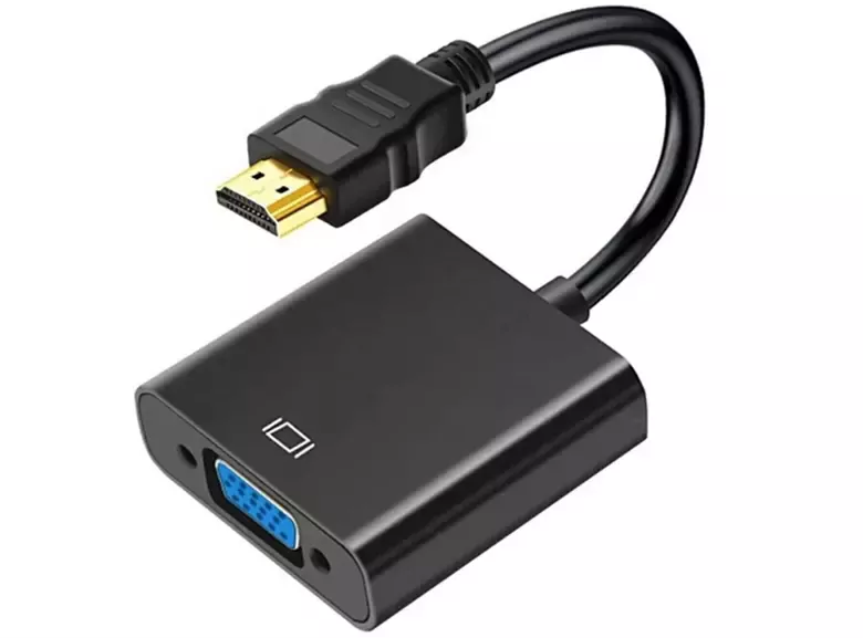 Hdmi To Vga Çevirici Dönüştürücü Monitör Kablosu