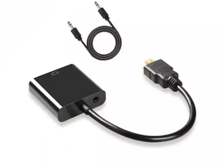 Hdmi To Vga Ses Çıkışlı Kablo Çevirici Dönüştürücü Adaptör