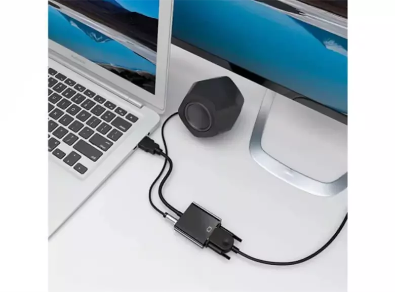 Hdmi To Vga Ses Çıkışlı Kablo Çevirici Dönüştürücü Adaptör