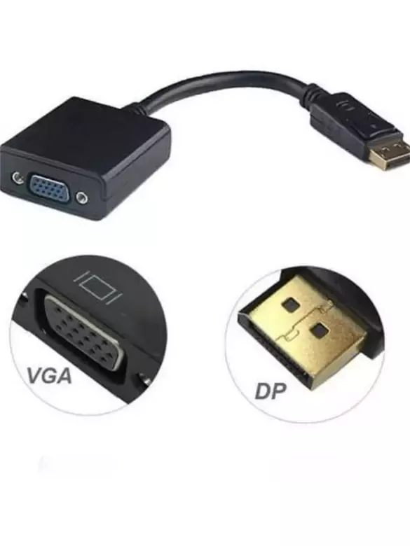 Displayport To Vga Çevirici Adaptör Display Port Display Port Dp Vga Pc Dizüstü Hd TV Monitör