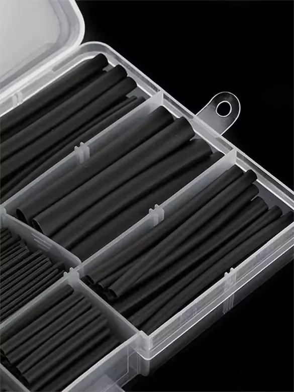 Tek Renk Isıyla Daralan Makaron Kablo Seti 150 Parça Kablo Tamir Kiti ve Düzenleyici