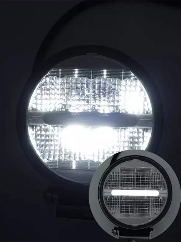 Beyaz Işık 24 Watt Siyah Yuvarlak Off Road 12/24v Çalışma Tekne Lambası Beyaz Işık 24 Watt Siyah Yuvarlak Off Road 12/24v Çalışma Tekne Lambası