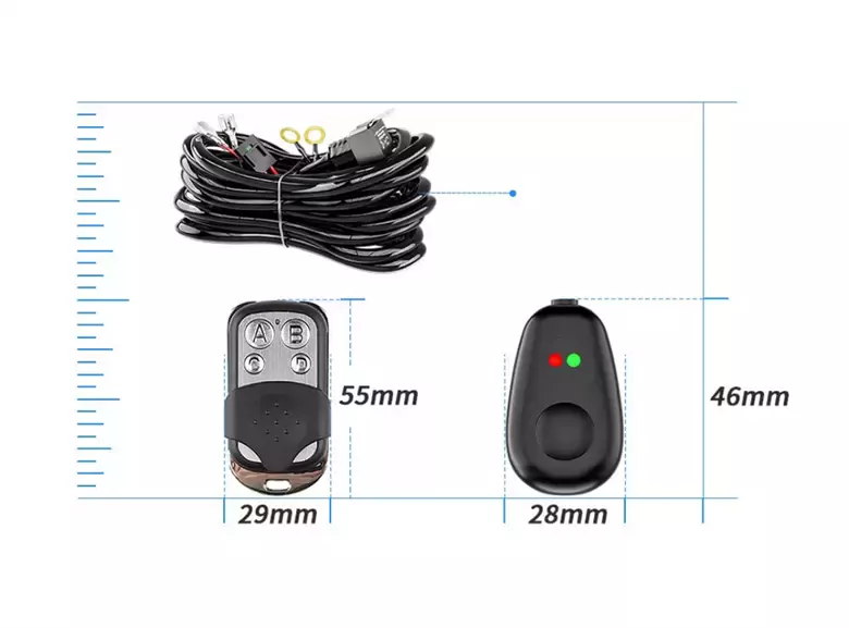 300w 18 Awg Kablo Demeti 15a Off Road Ledi Açma Kapama Kumandalı Kablo Uzaktan Kontrol Kumandalı 300w 18 Awg Kablo Demeti 15a Off Road Ledi Açma Kapama Kumandalı Kablo Uzaktan Kontrol Kumandalı