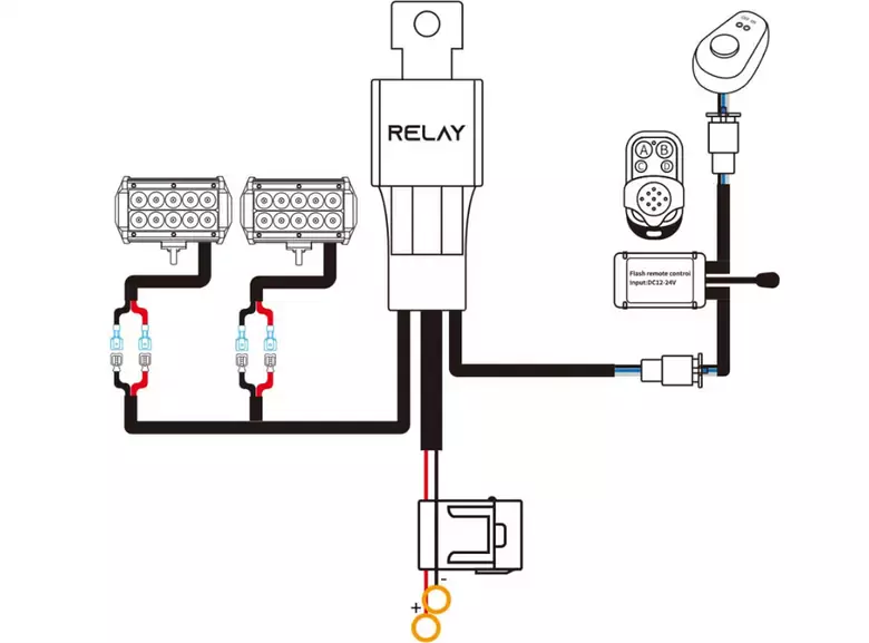 300w 18 Awg Kablo Demeti 15a Off Road Ledi Açma Kapama Kumandalı Kablo Uzaktan Kontrol Kumandalı 300w 18 Awg Kablo Demeti 15a Off Road Ledi Açma Kapama Kumandalı Kablo Uzaktan Kontrol Kumandalı